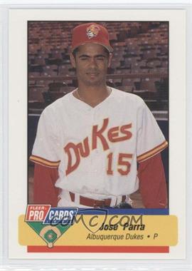 1994 Fleer ProCards Minor League - [Base] #841 - Jose Parra