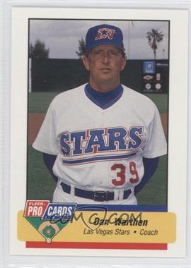 1994 Fleer ProCards Minor League - [Base] #885 - Dan Warthen