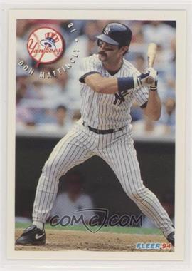 1994 Fleer Sunoco/Atlantic Collector's Edition - Gas Station Issue [Base] #17 - Don Mattingly