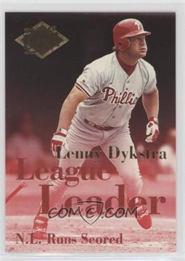 1994 Fleer Ultra - League Leaders #7 - Lenny Dykstra