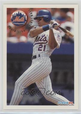 1994 Fleer Update - Box Set [Base] #U160 - David Segui