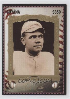 1994 Guyana Babe Ruth Sultan of Swat Stamp Cards - [Base] - $350 #2 - Babe Ruth