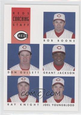 1994 Kahn's Cincinnati Reds - [Base] #_COAC - Don Gullett, Grant Jackson, Ray Knight, Joel Youngblood, Bob Boone