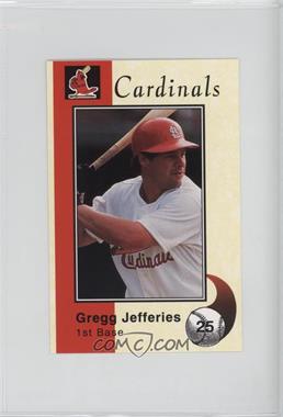 1994 Kansas City Life Insurance St. Louis Cardinals - [Base] #25 - Gregg Jefferies