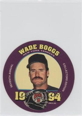 1994 King-B Collector's Edition Discs - Food Issue [Base] #5 - Wade Boggs