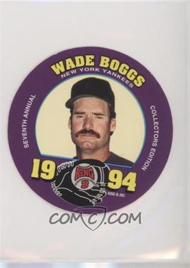 1994 King-B Collector's Edition Discs - Food Issue [Base] #5 - Wade Boggs