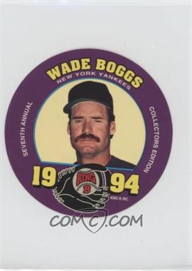 1994 King-B Collector's Edition Discs - Food Issue [Base] #5 - Wade Boggs