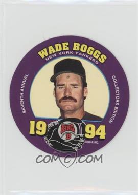 1994 King-B Collector's Edition Discs - Food Issue [Base] #5 - Wade Boggs