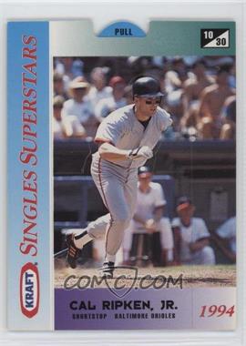 1994 Kraft Singles Superstars Pop-Ups - Food Issue [Base] #10 - Cal Ripken Jr.