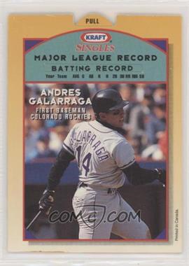 1994 Kraft Singles Superstars Pop-Ups - Food Issue [Base] #21 - Andres Galarraga