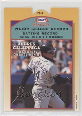 1994 Kraft Singles Superstars Pop-Ups - Food Issue [Base] #21 - Andres Galarraga