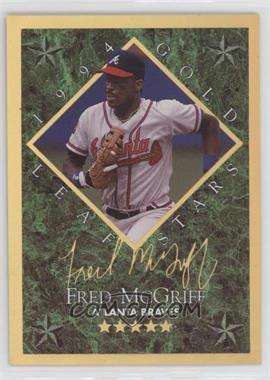 1994 Leaf - Gold Leaf Stars #14 - Fred McGriff /10000