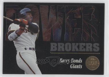 1994 Leaf - Power Brokers #3 - Barry Bonds