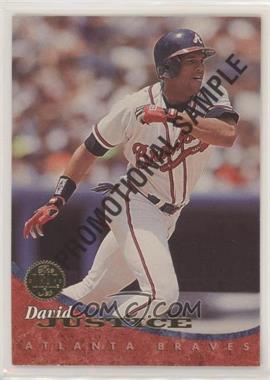 1994 Leaf - Promotional Sample #4 - David Justice