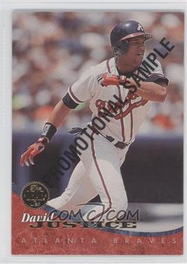 1994 Leaf - Promotional Sample #4 - David Justice