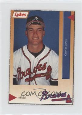 1994 Lykes Atlanta Braves - [Base] #_CHJO - Chipper Jones [Noted]