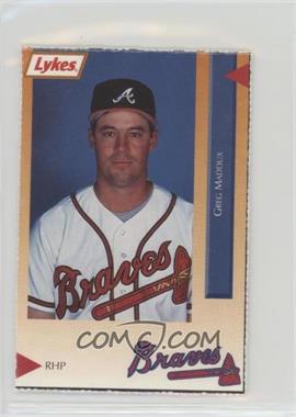 1994 Lykes Atlanta Braves - [Base] #_GRMA - Greg Maddux [Noted]