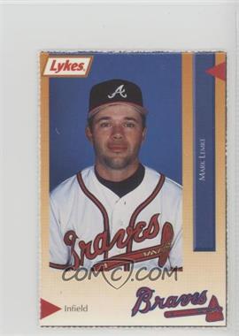 1994 Lykes Atlanta Braves - [Base] #_MALE - Mark Lemke