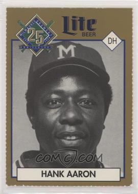 1994 Miller Brewing Milwaukee Brewers 25 Year Commemorative - [Base] #_HAAA - Hank Aaron