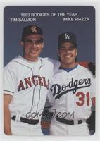 Tim Salmon, Mike Piazza [EX to NM]