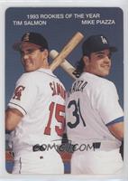 Tim Salmon, Mike Piazza [EX to NM]