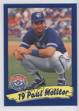 1994 Oh Henry! Toronto Blue Jays - [Base] #19 - Paul Molitor