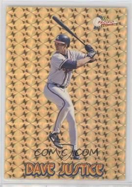 1994 Pacific Crown Collection - Gold Prisms #12 - David Justice