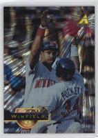 Dave Winfield (Greeted by Kirby Puckett)