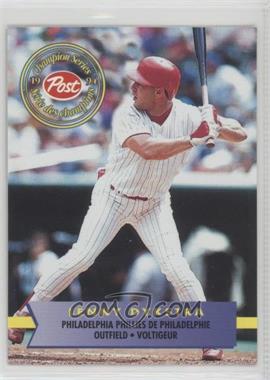 1994 Post Canadian Champion Series - Food Issue [Base] #16 - Lenny Dykstra