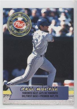 1994 Post Canadian Champion Series - Food Issue [Base] #2 - Paul Molitor