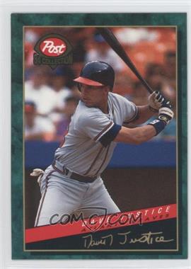 1994 Post Collection - [Base] #6 - David Justice