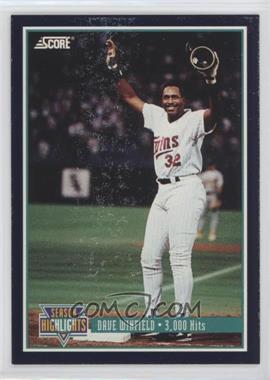 1994 Score - [Base] #629 - Dave Winfield [Poor to Fair]