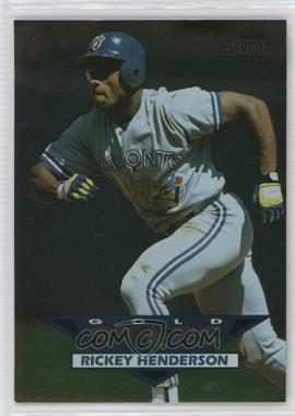 1994 Score - Gold Stars #34 - Rickey Henderson [EX to NM]