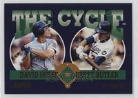 David Hulse, Brett Butler [EX to NM]