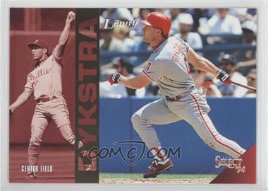 1994 Score Select - [Base] #89 - Lenny Dykstra