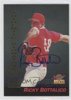 1994 Signature Rookies - [Base] - Signatures #3 - Ricky Bottalico /8650