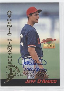 1994 Signature Rookies - [Base] - Signatures #30 - Jeff D'Amico /8650