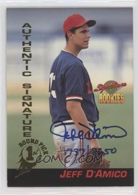 1994 Signature Rookies - [Base] - Signatures #30 - Jeff D'Amico /8650