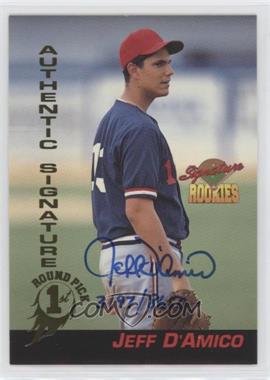 1994 Signature Rookies - [Base] - Signatures #30 - Jeff D'Amico /8650