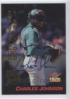 1994 Signature Rookies - Tuff Stuff Promos - Signatures #P2 - Charles Johnson /1000