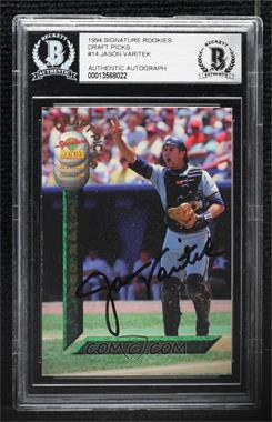 1994 Signature Rookies Draft Picks - [Base] #14 - Jason Varitek /45000 [BAS BGS Authentic]