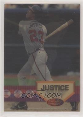 1994 Sportflics 2000 - [Base] #6 - David Justice