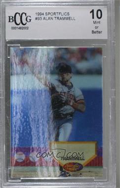 1994 Sportflics 2000 - [Base] #93 - Alan Trammell [BCCG 10 Mint or Better]