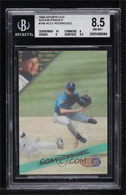 1994 Sportflics 2000 Rookie & Traded - [Base] #148 - Alex Rodriguez [BGS 8.5 NM‑MT+]