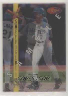 1994 Sportflics 2000 Rookie & Traded - Going, Going Gone - Sample #GG1 - Gary Sheffield