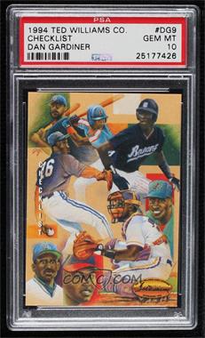 1994 Ted Williams Card Company - Dan Gardiner Collection #DG9 - Michael Jordan, Michael Tucker, Derek Jeter, Charles Johnson, Howard Battle, Quilvio Veras, Brian Hunter, Brien Taylor [PSA 10 GEM MT]