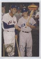 Mickey Mantle, Ted Williams