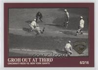 Groh Out at Third (Heinie Groh)