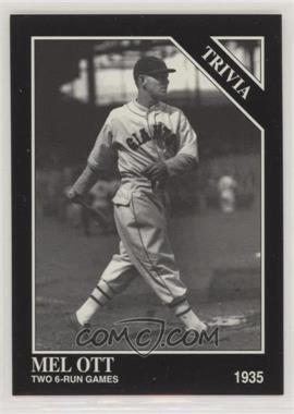 1994 The Sporting News Conlon Collection - [Base] #1254 - Mel Ott