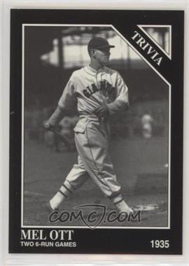 1994 The Sporting News Conlon Collection - [Base] #1254 - Mel Ott